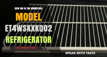 Whirlpool Model ET4WSKXKQ02 Refrigerator Size Guide: Dimensions Explained