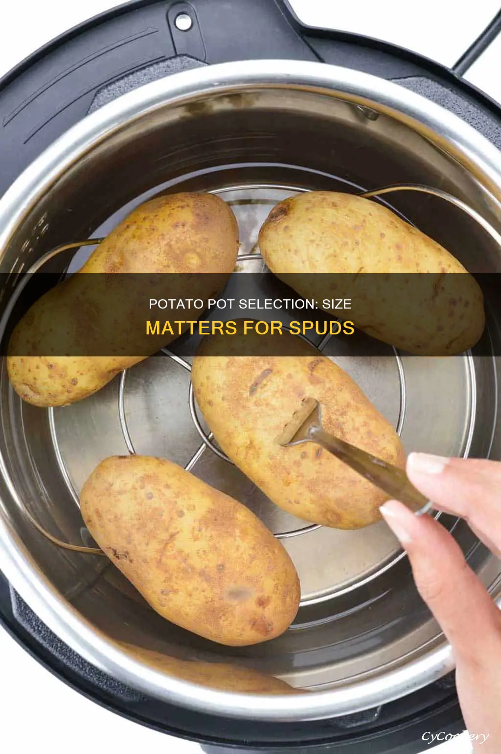 how big of a pot for cooking potatoes