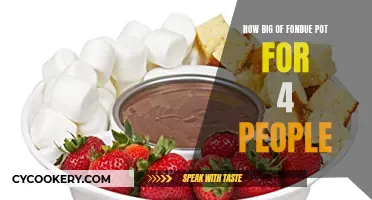 Fondue Pot Size for Four: What's Ideal?