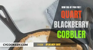 Perfect Pan Size for Blackberry Cobbler Recipes