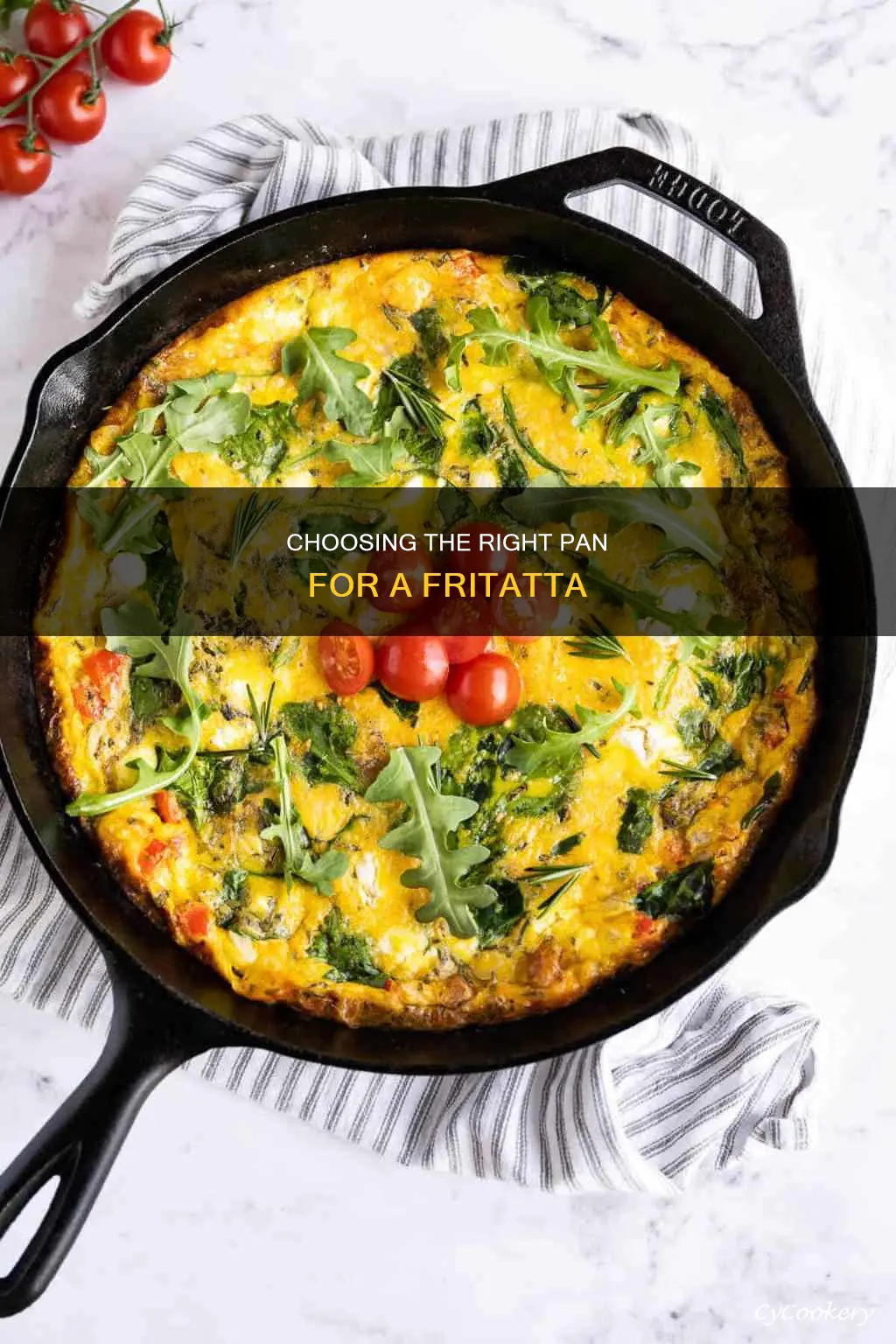 how big pan for fritatta