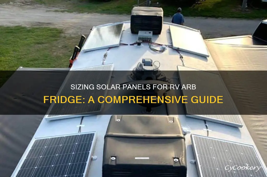 how big solar panels for rv arb refrigerator