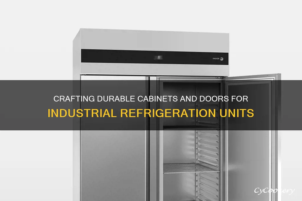 how cabinets and doors are made for industrial refrigerators