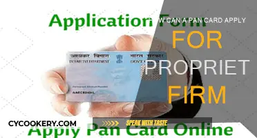 PAN Card Application for Proprietorship Firms: A Guide