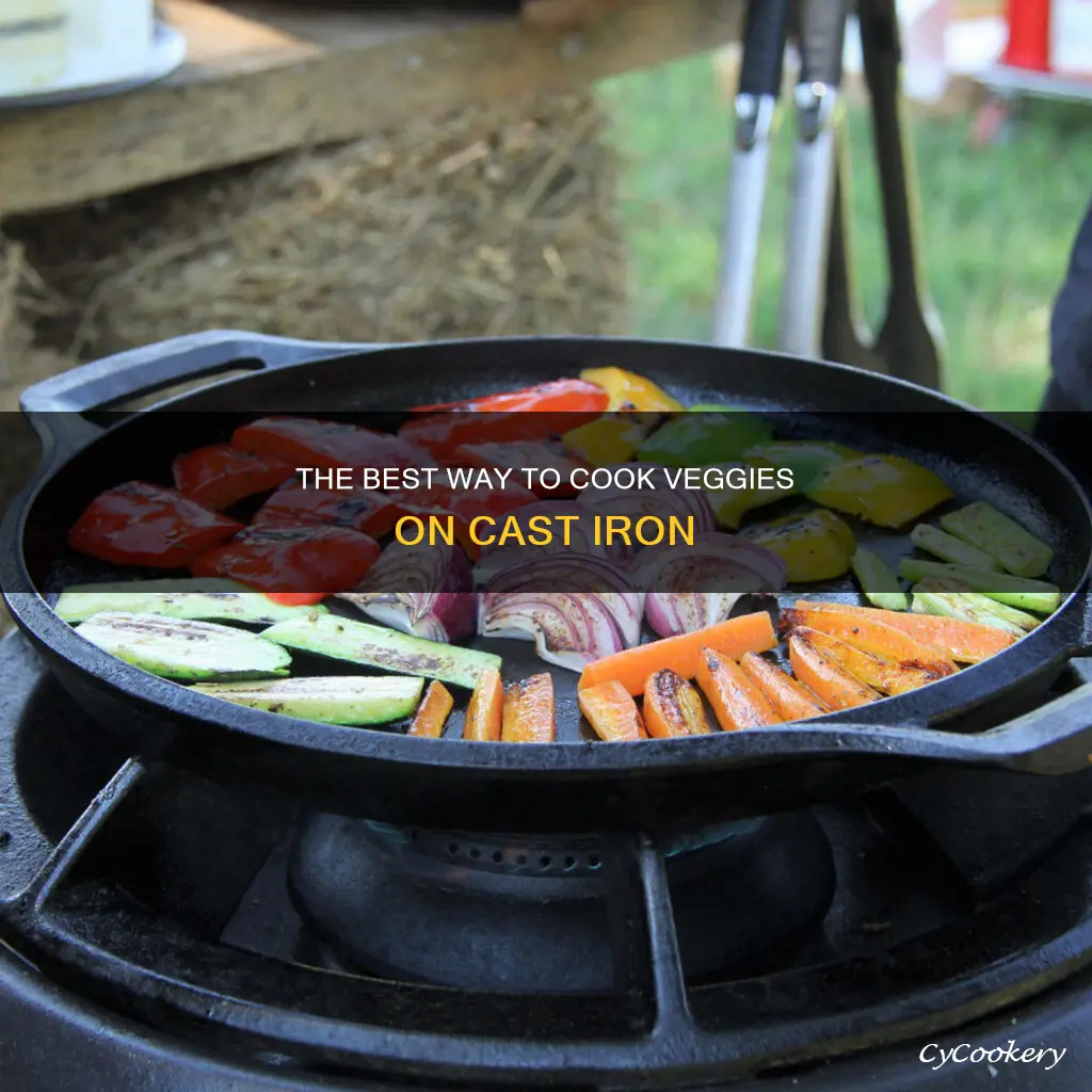 how can bi cook vegetables on a cast iorn pan