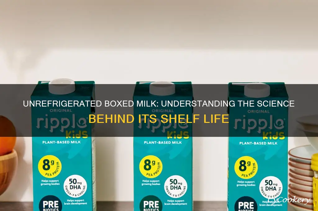 how can boxed milk not be refrigerated