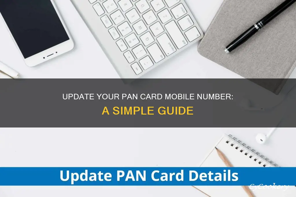 how can change mobile no in pan card