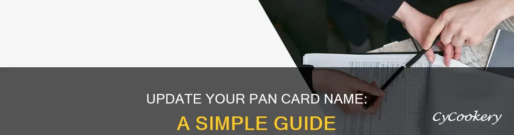 how can change my name in pan card