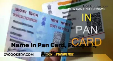 Finding Your Surname on a PAN Card