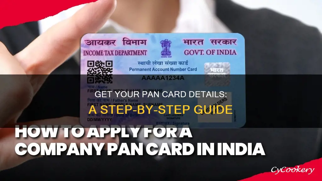 how can get pan card details
