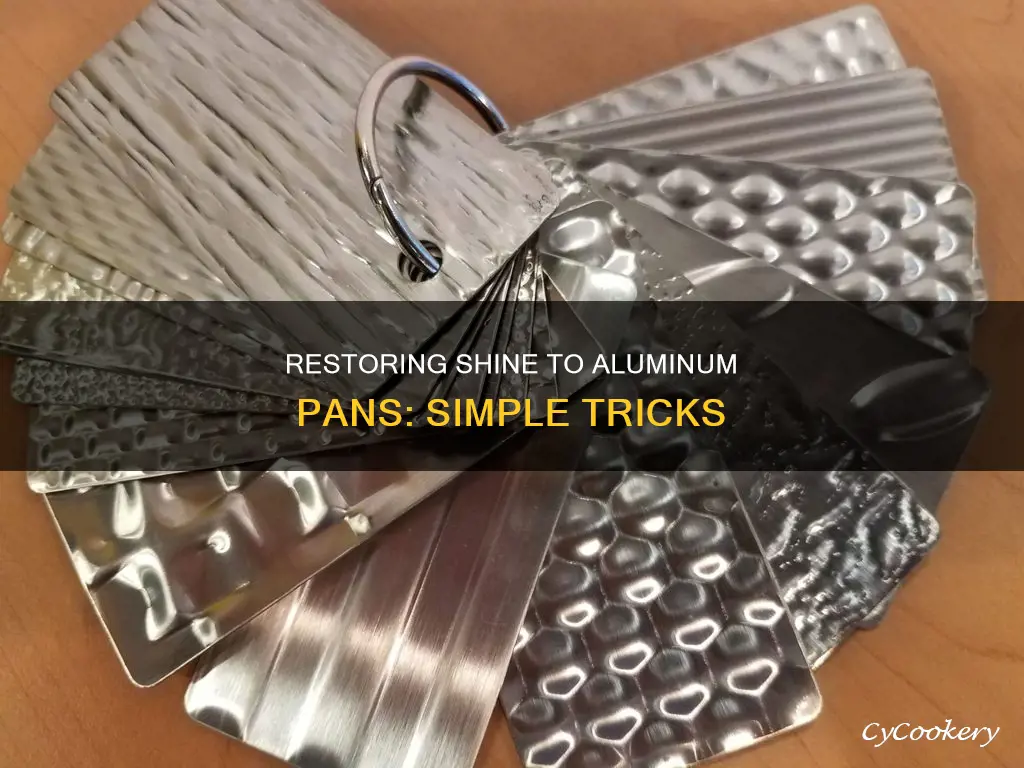 how can I bring shine aluminum pans