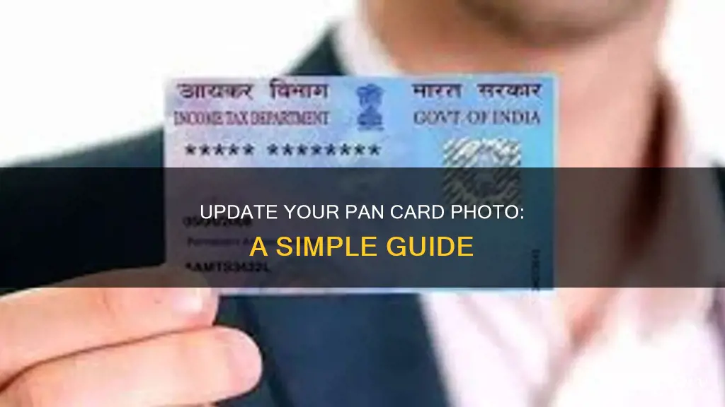 how can I change my photo in pan card