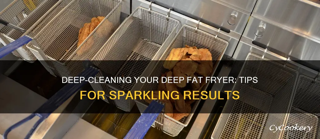 how can i clean a deep fat fryer