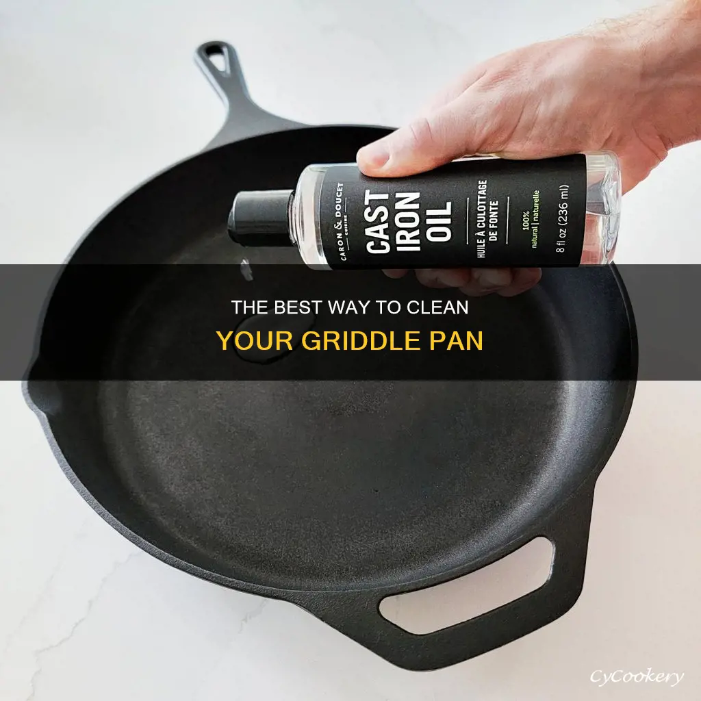 how can I clean a griddle pan