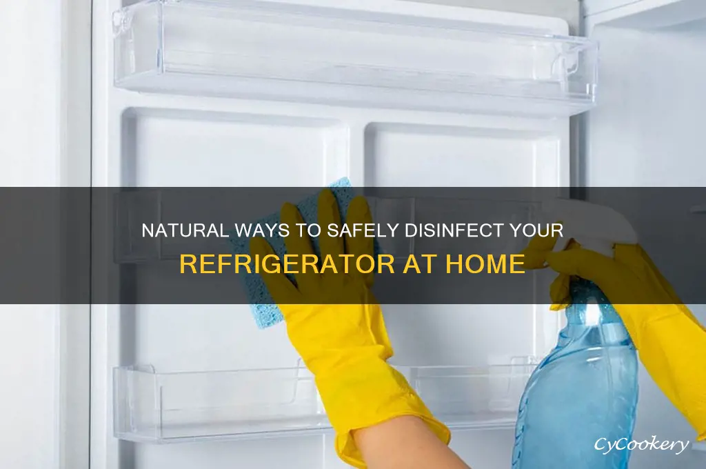 how can i disinfect my refrigerator naturally