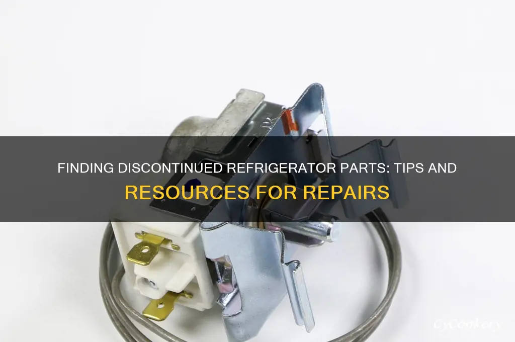 how can i find discontinued parts for my refrigerator