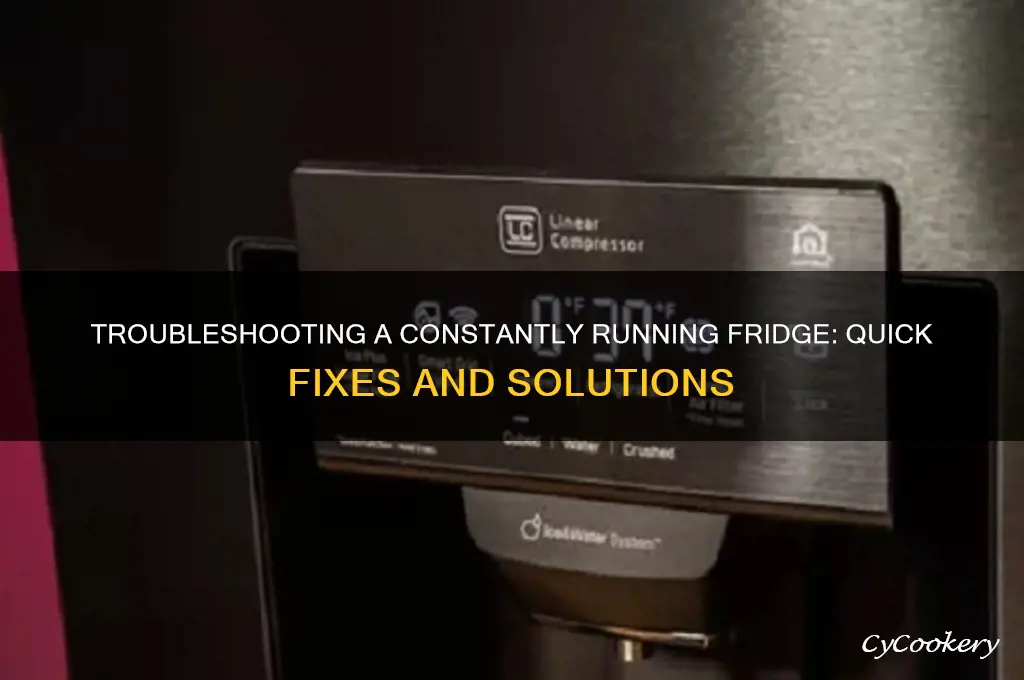 how can i fix a refrigerator that runs too often