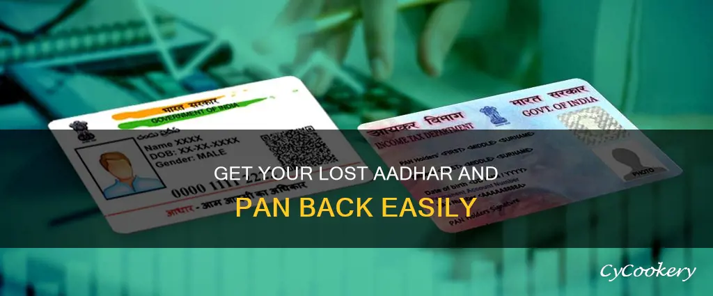 how can I get line back aadhar with pan