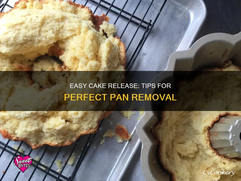how can I get my cake to release from pan