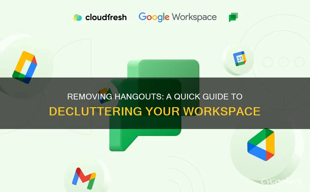 how can I get rid of hangouts pane