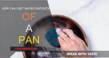 Get Rid of Water Deposits: Clean Your Pans!