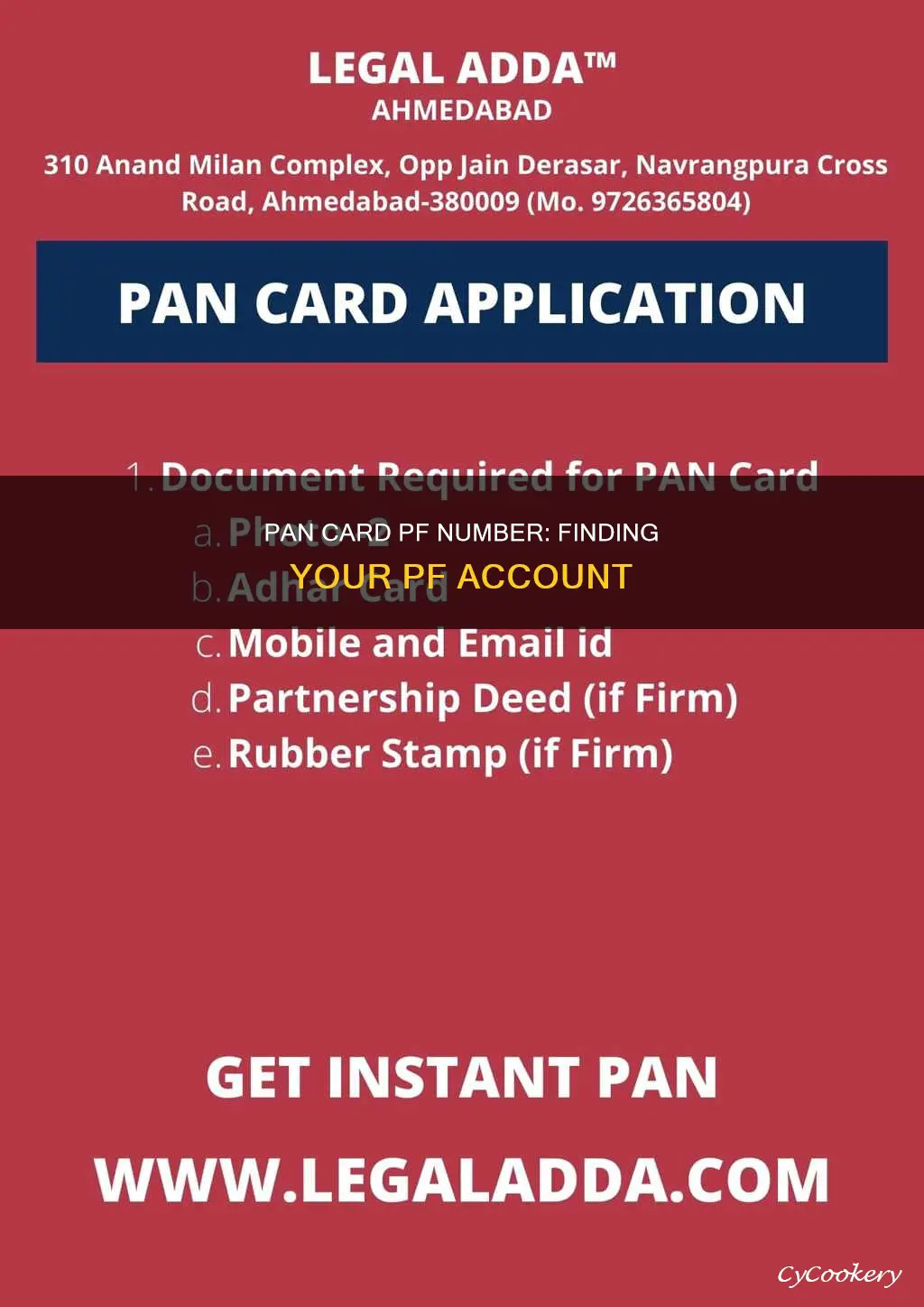 how can I know my pf number through pan card