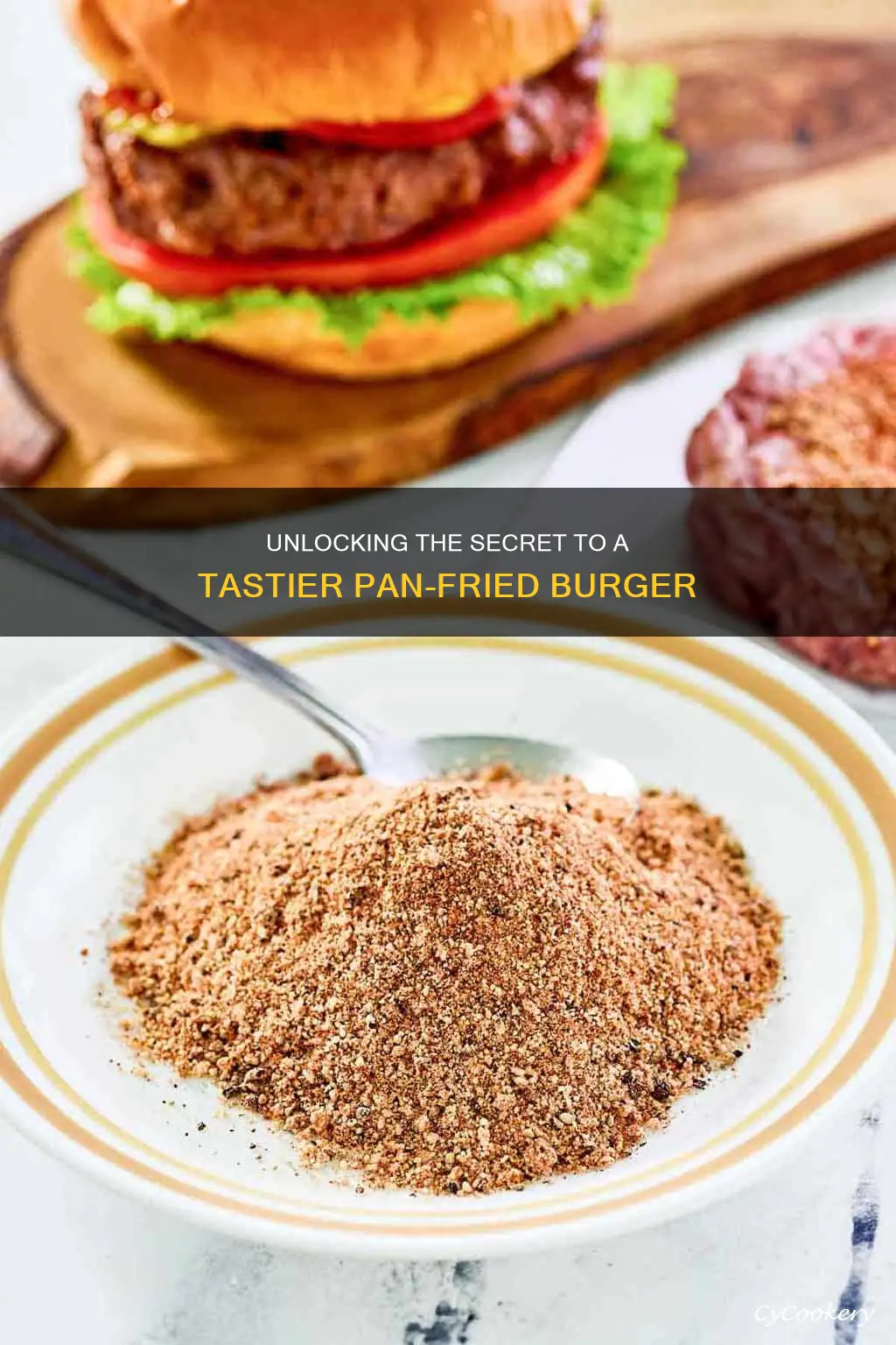 how can I make a pan fried hamburger taste better