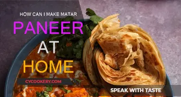 Make Matar Paneer at Home: A Simple Guide