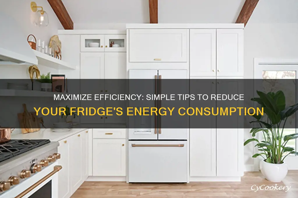 how can i make my refrigerator more energy efficient