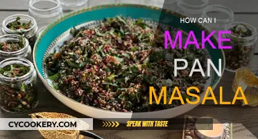 Masala Making: A Step-by-Step Guide to Making Pan Masala
