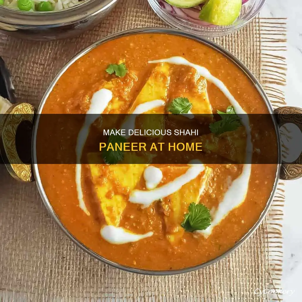how can I make shahi paneer at home
