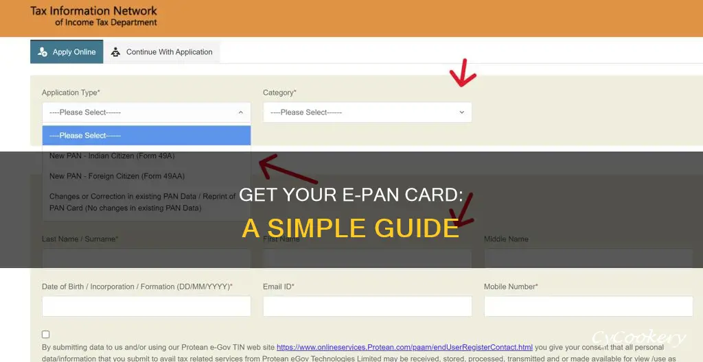 how can I open e pan card