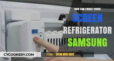 Resetting Your Samsung Touch Screen Fridge: A Quick & Easy Guide
