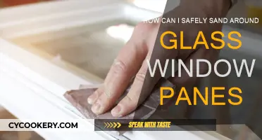 Sand Safely Around Glass Window Panes Without Scratching
