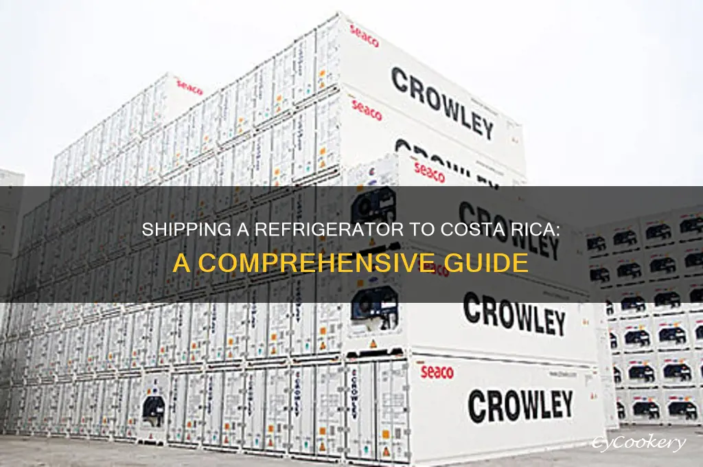 how can i ship a refrigerator to costa rica