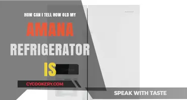 How to Determine the Age of Your Amana Refrigerator