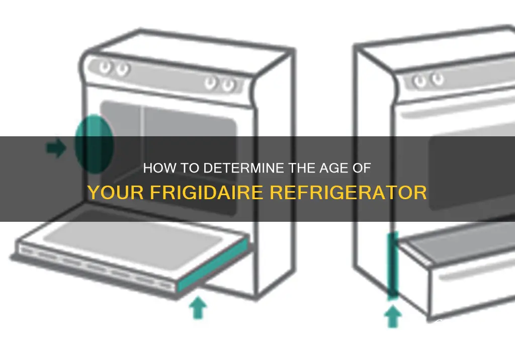 how can i tell how old my frigidaire refrigerator is
