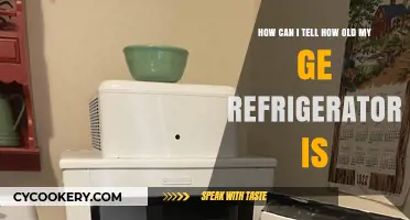 Determining Your GE Refrigerator's Age: A Simple Guide