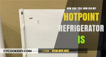 Determining Your Hotpoint Refrigerator's Age: A Simple Guide