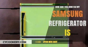 Determining Your Samsung Refrigerator's Age: A Simple Guide