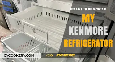 How to Determine Your Kenmore Refrigerator's Capacity Easily
