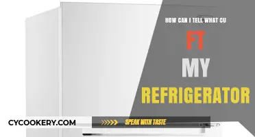 How to Determine Your Refrigerator's Cubic Foot Capacity Easily