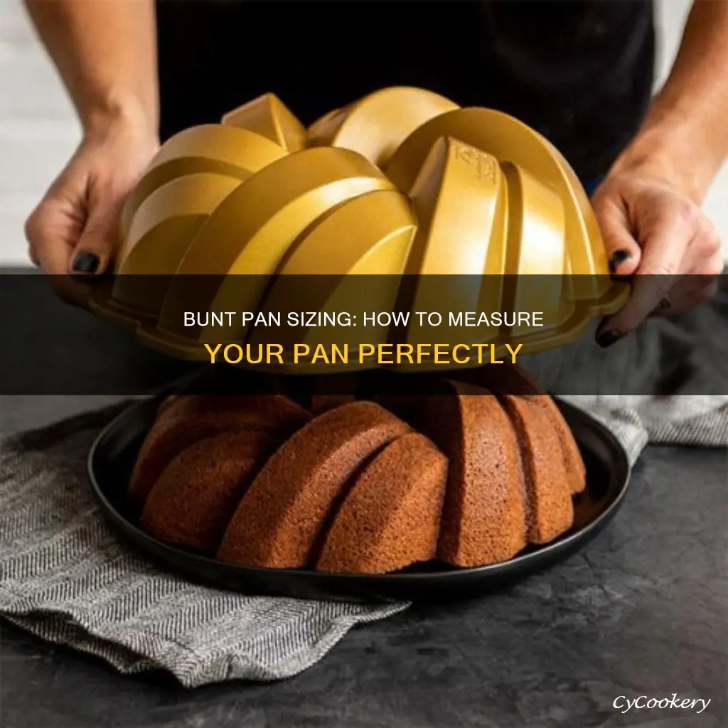 how can I tell what size my bunt pan is