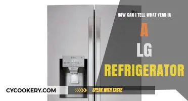 Identifying Your LG Refrigerator's Model Year: A Simple Guide