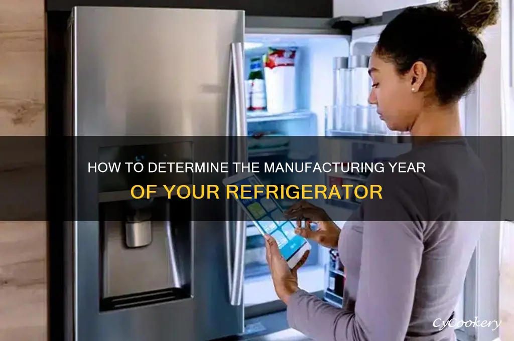 how can i tell what year my refrigerator was made