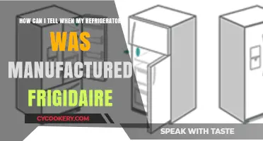 How to Determine the Manufacture Date of Your Frigidaire Refrigerator