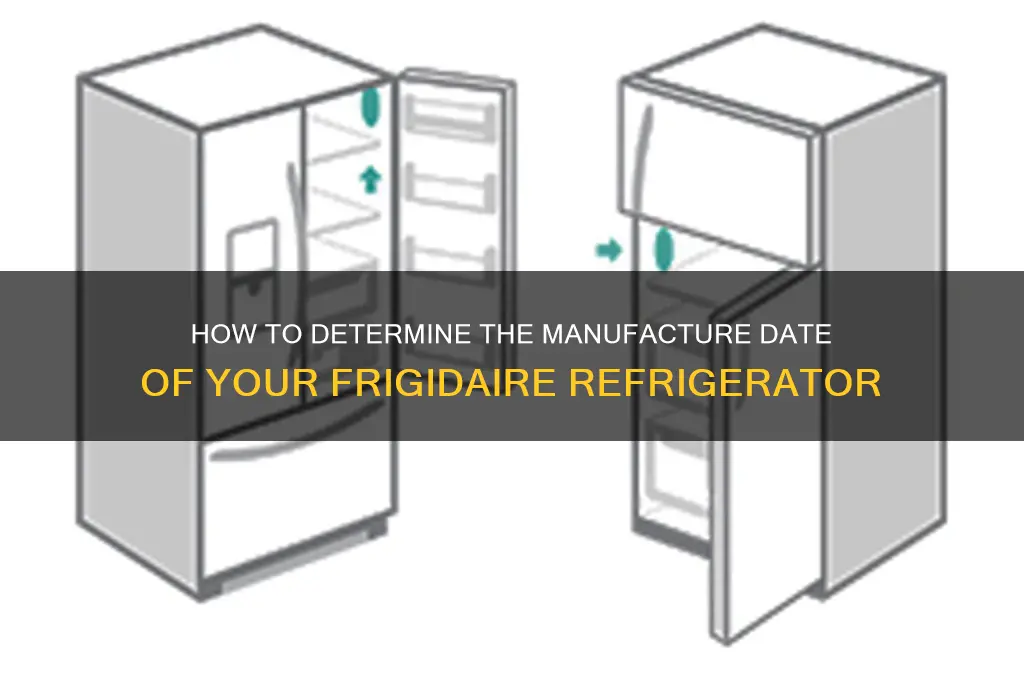 how can i tell when my refrigerator was manufactured frigidaire