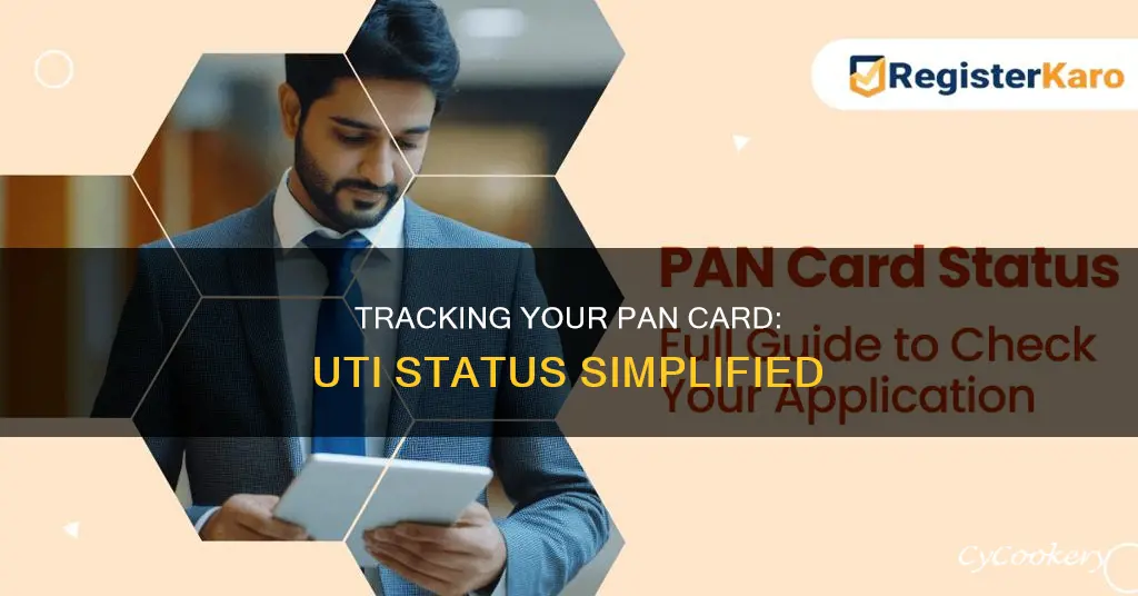 how can I track my pan card uti