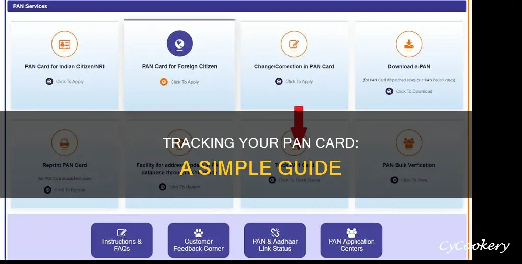 how can I track my pan card