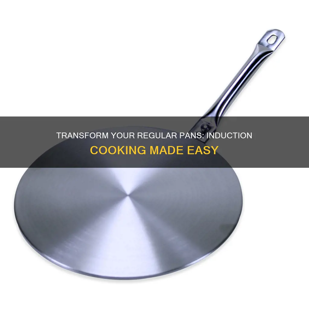 how can I turn regular cooking pans into induction ones